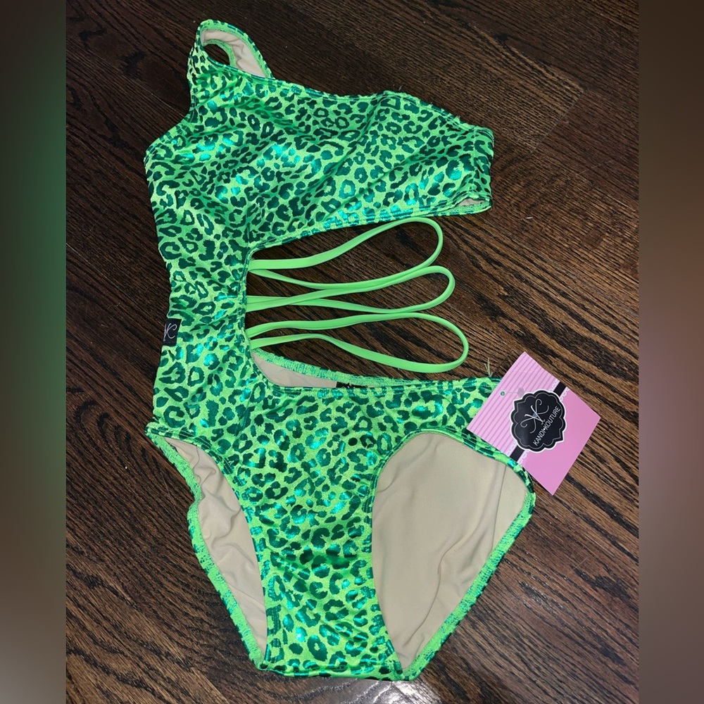 Kandi Kouture green leotard TXS